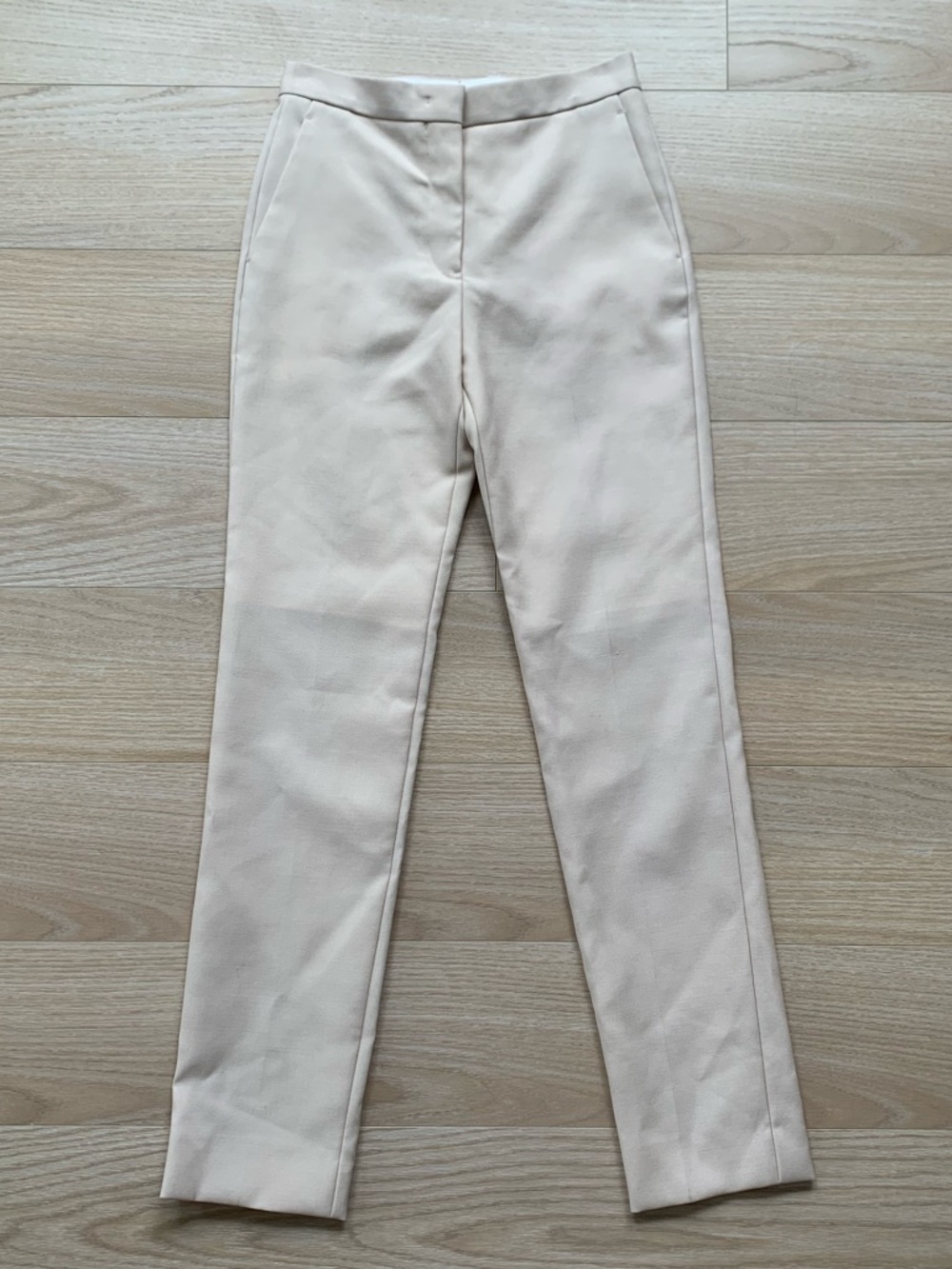 Jil Sander 100% Wool Slim Trouser Beige NWT Size 32 DE